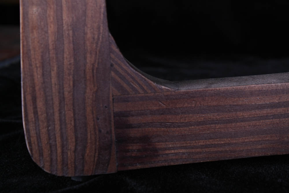 Round Coffee Table with Camel Bone Inlay