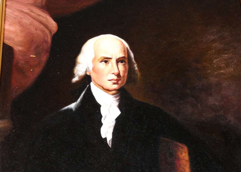 Original Oil Painting of James Madison