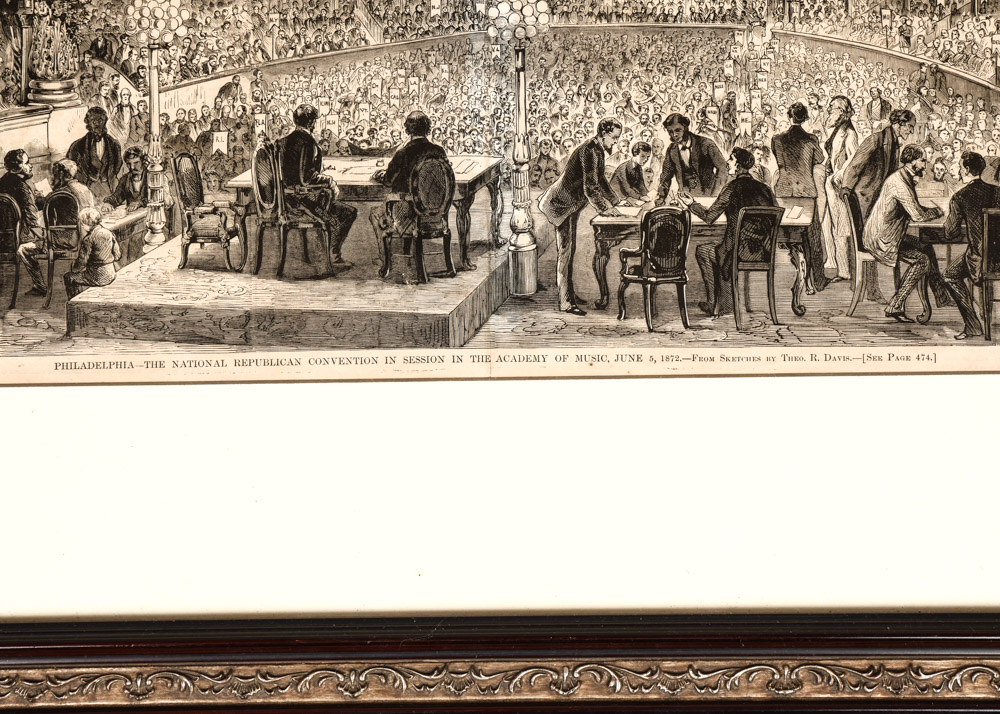 Trio of Vintage Presidential Etchings and Engravings