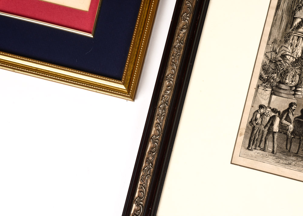 Trio of Vintage Presidential Etchings and Engravings