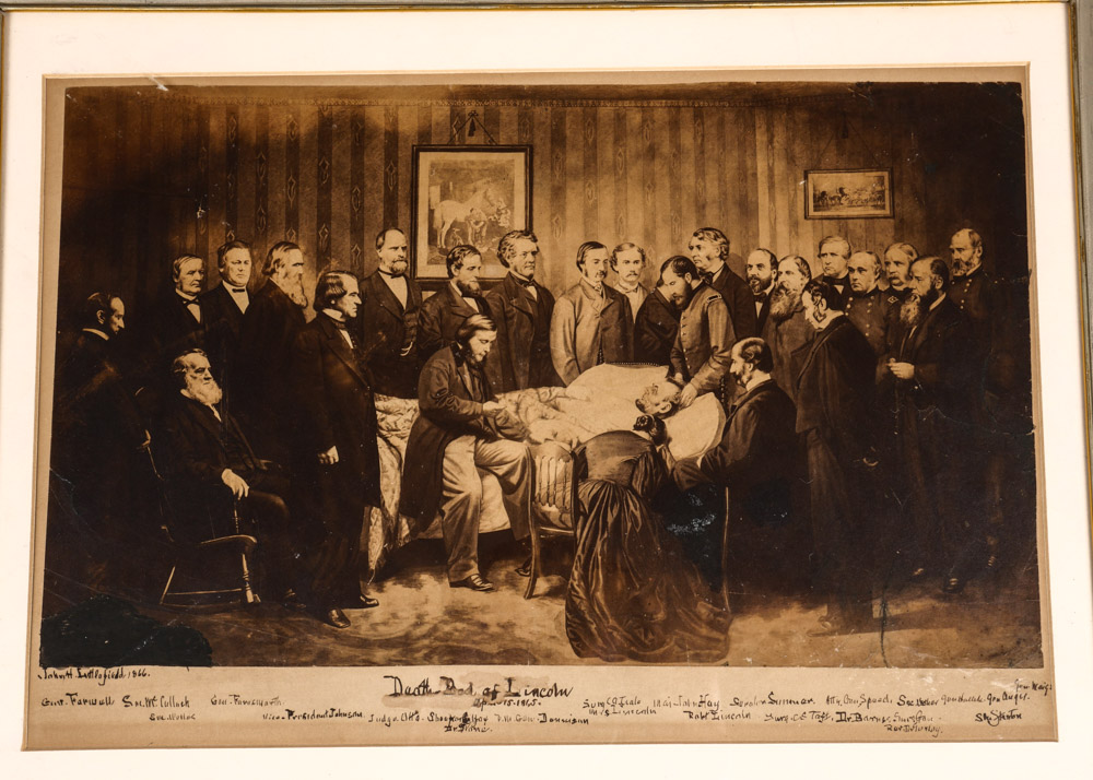 Trio of Antique Abraham Lincoln Memorabilia