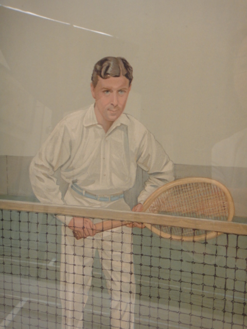 Vanity Fair Vincent Brooks "Thrice Champion" Lithograph Print