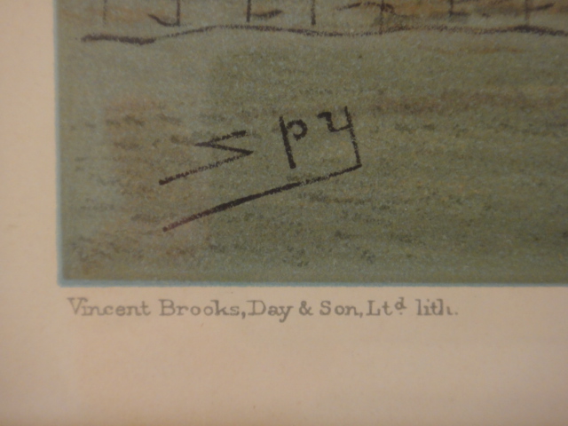 Vanity Fair Vincent Brooks "Thrice Champion" Lithograph Print