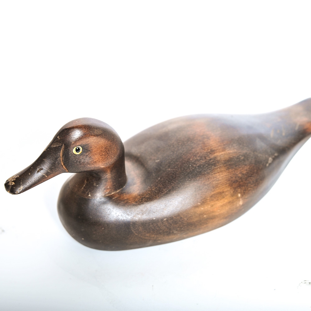 Vintage Hand Carved Wooden Duck Decoys