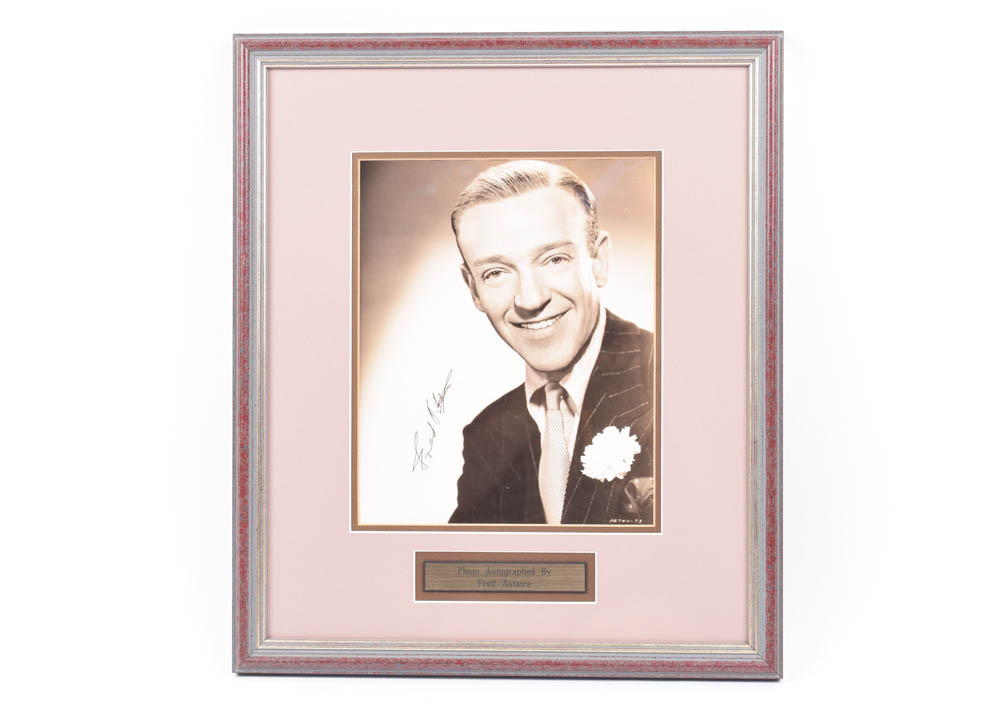 Fred Astaire Autographed Portrait