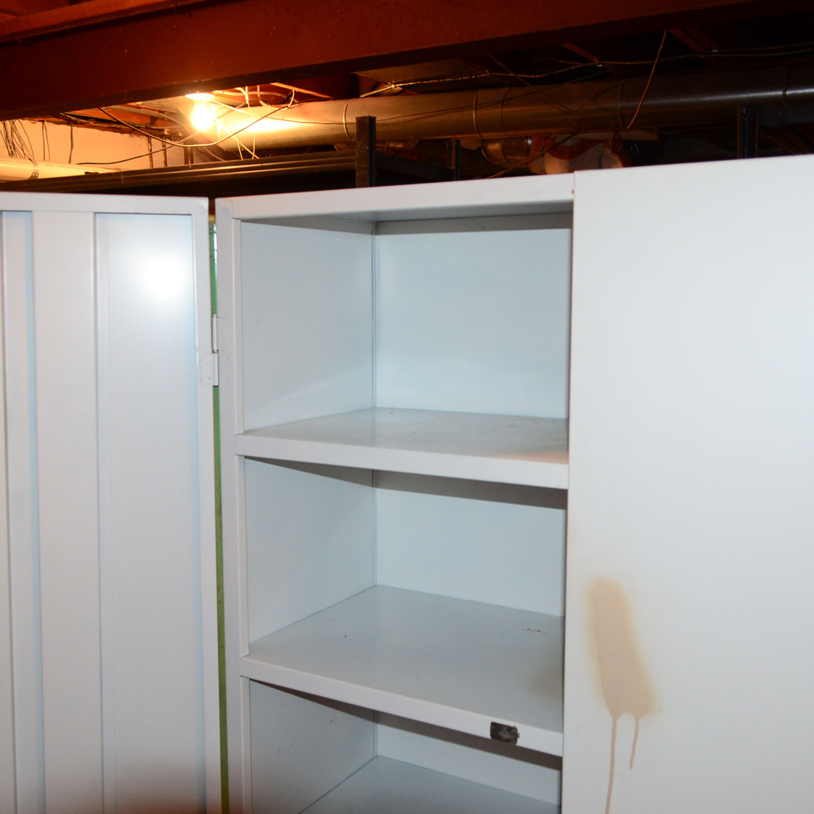 Pair of Vintage Storage Cabinets Including Bloc Bilt