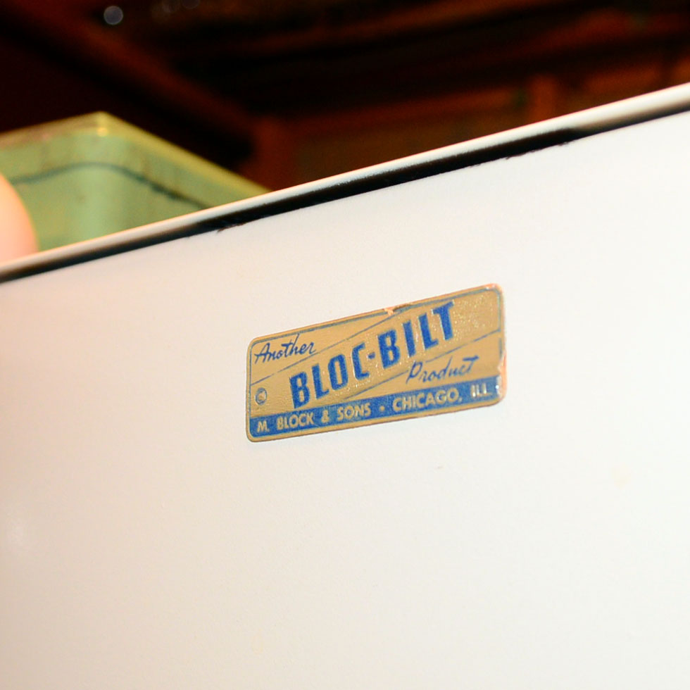 Pair of Vintage Storage Cabinets Including Bloc Bilt