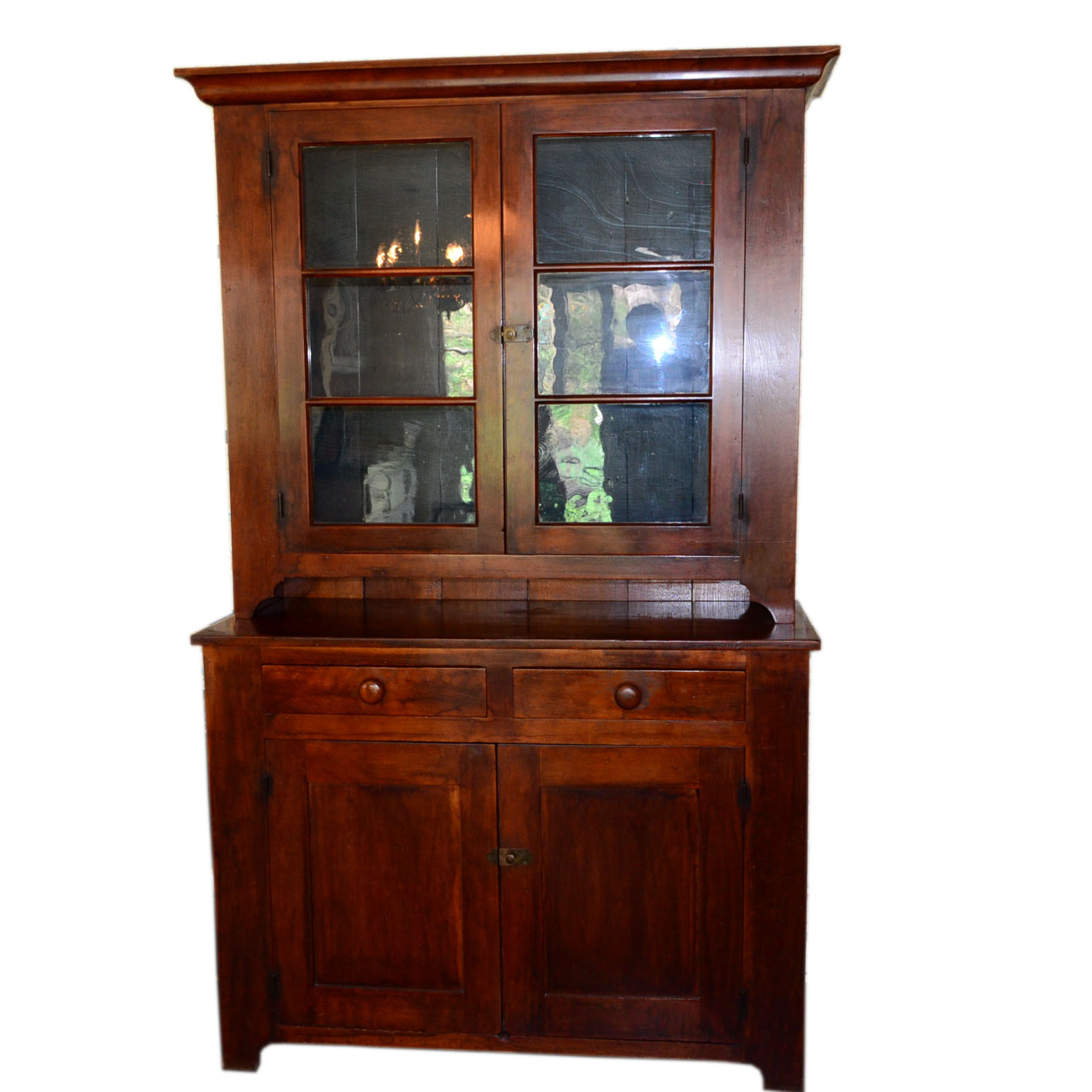 Antique Cherry China Cabinet