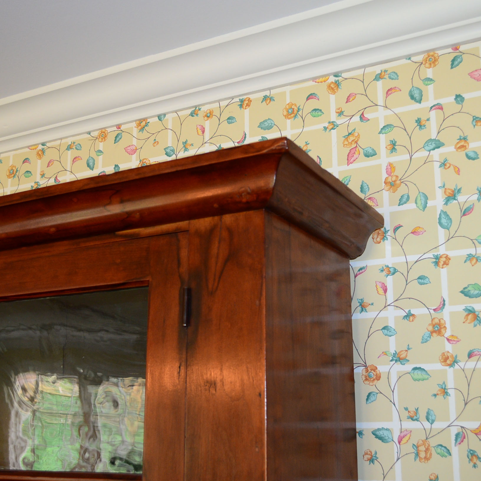 Antique Cherry China Cabinet