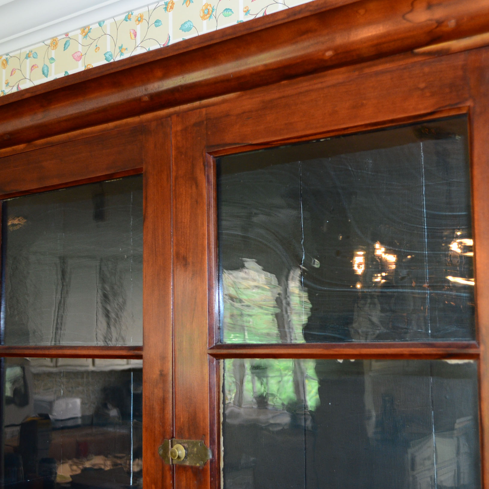 Antique Cherry China Cabinet