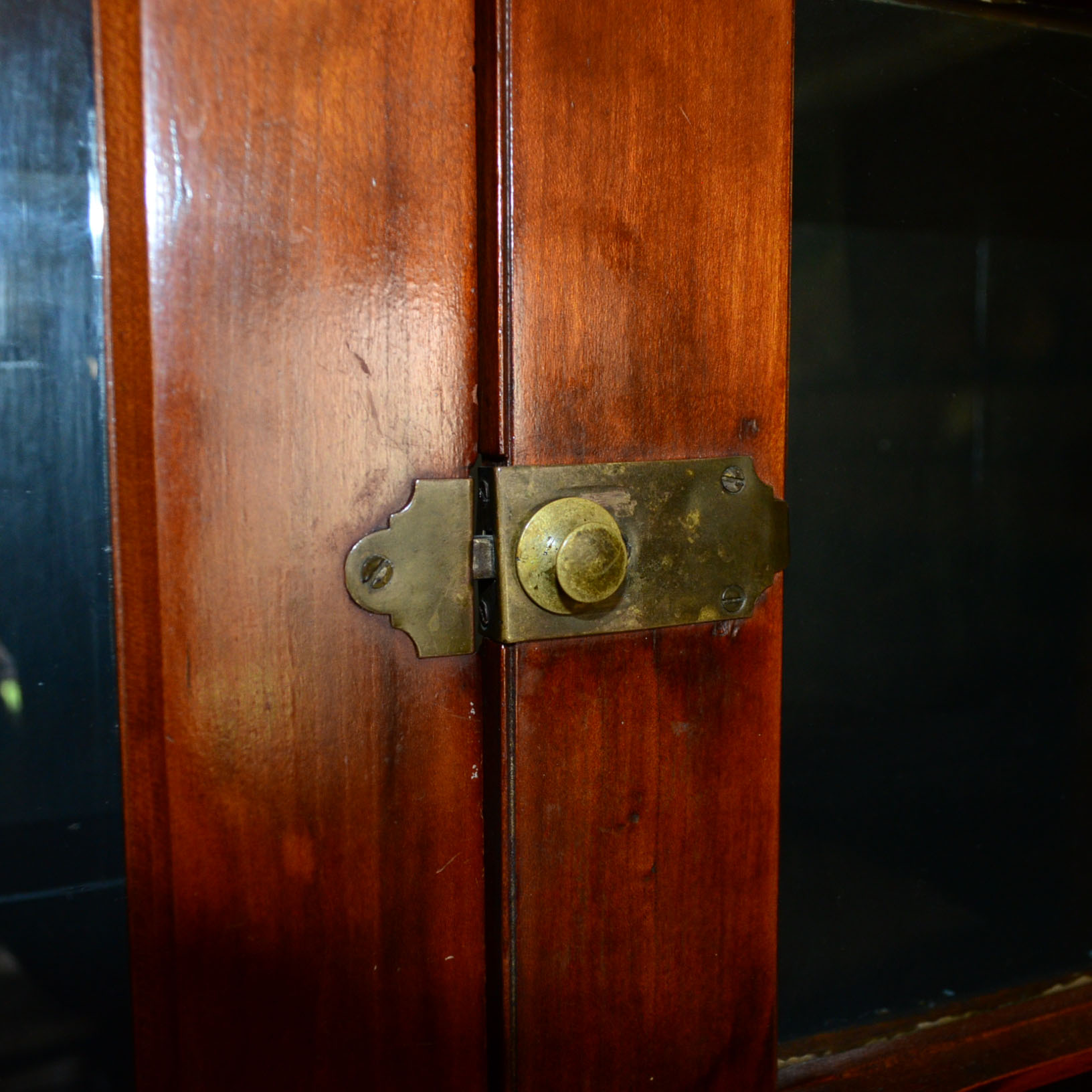 Antique Cherry China Cabinet