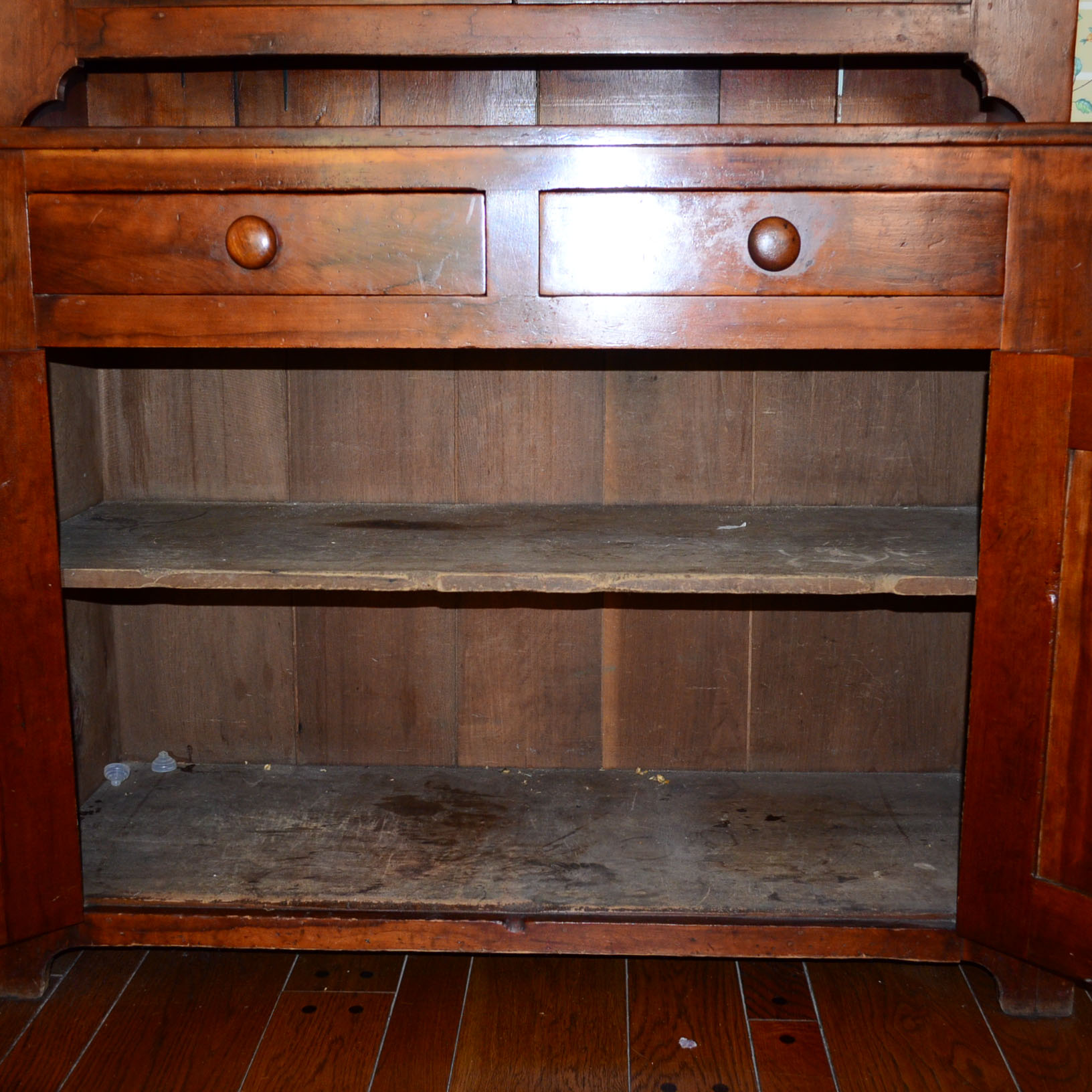 Antique Cherry China Cabinet