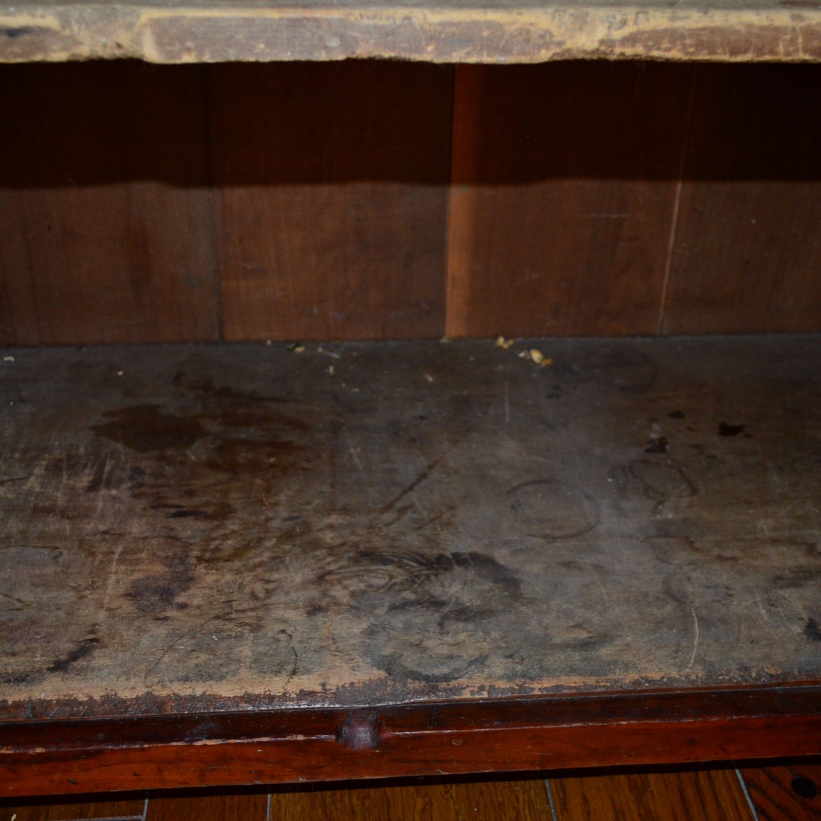 Antique Cherry China Cabinet