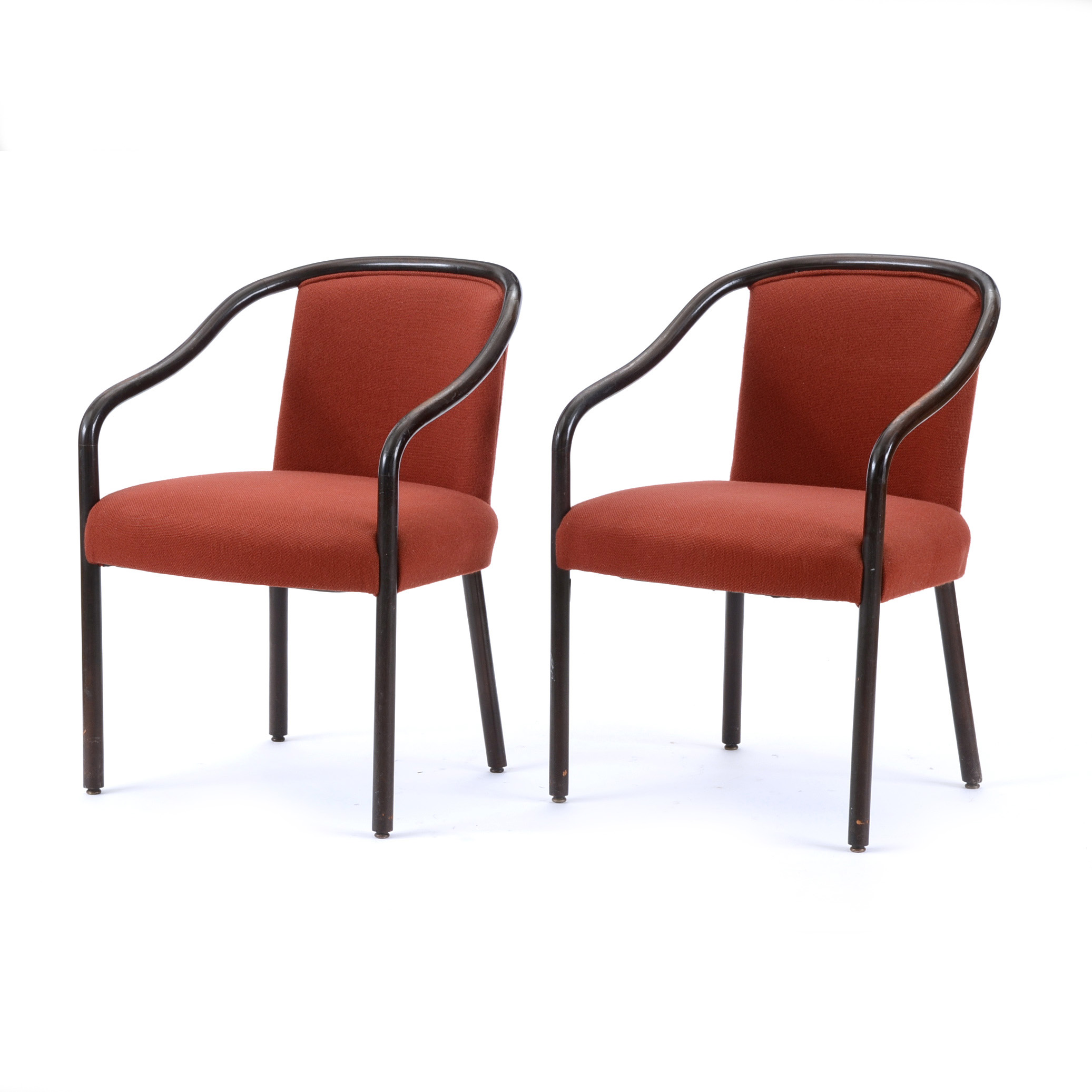 Pair of Taylor Chair Company Bentwood Arm Chairs
