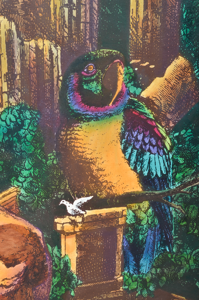 Laurie Hamilton Mixed Media Mural Part III