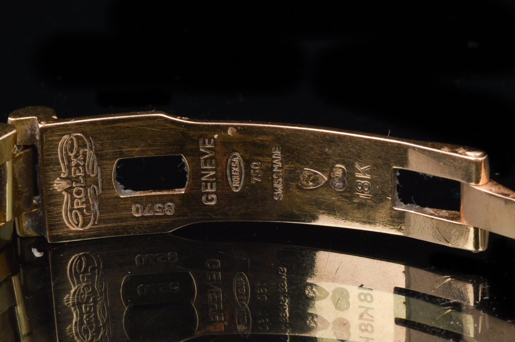 Rolex President Ladies 18K Yellow Gold Diamond Watch