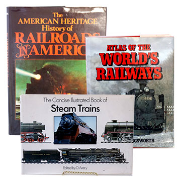 Collection of Vintage Railroad Books