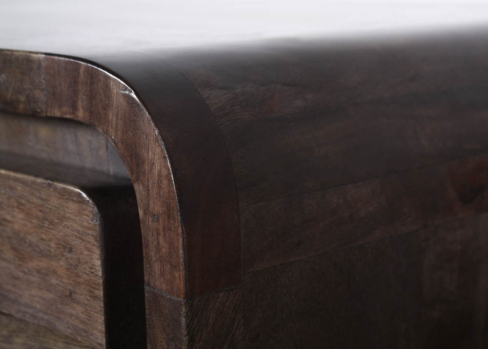 Gray Stained Entertainment Stand