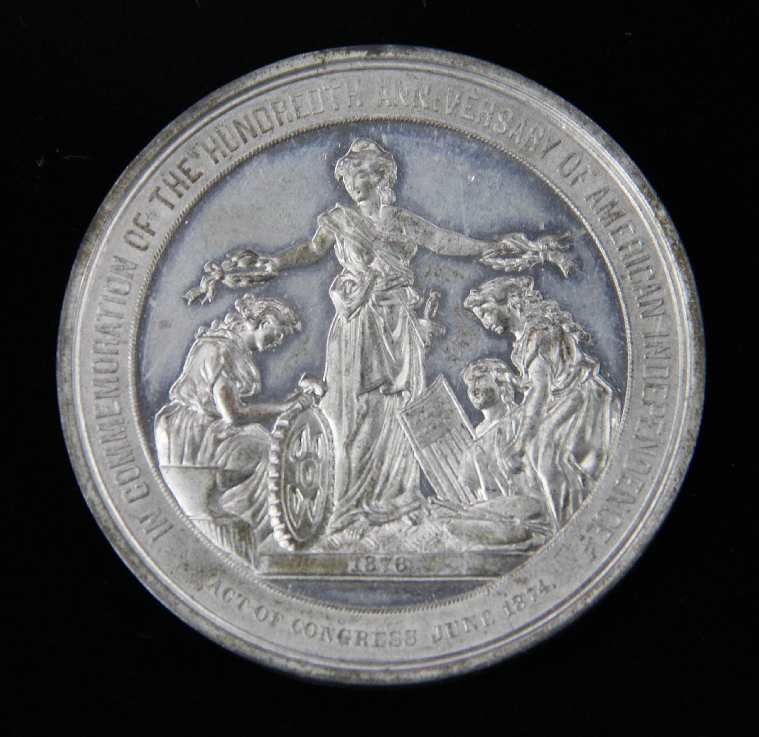 Indian Head Penny 1862 and Commemorative Coin 1874