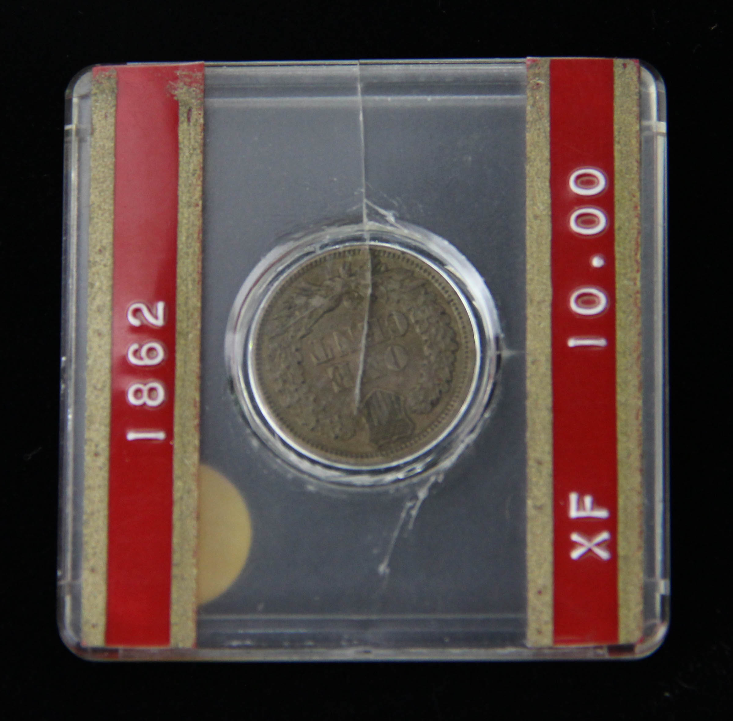 Indian Head Penny 1862 and Commemorative Coin 1874