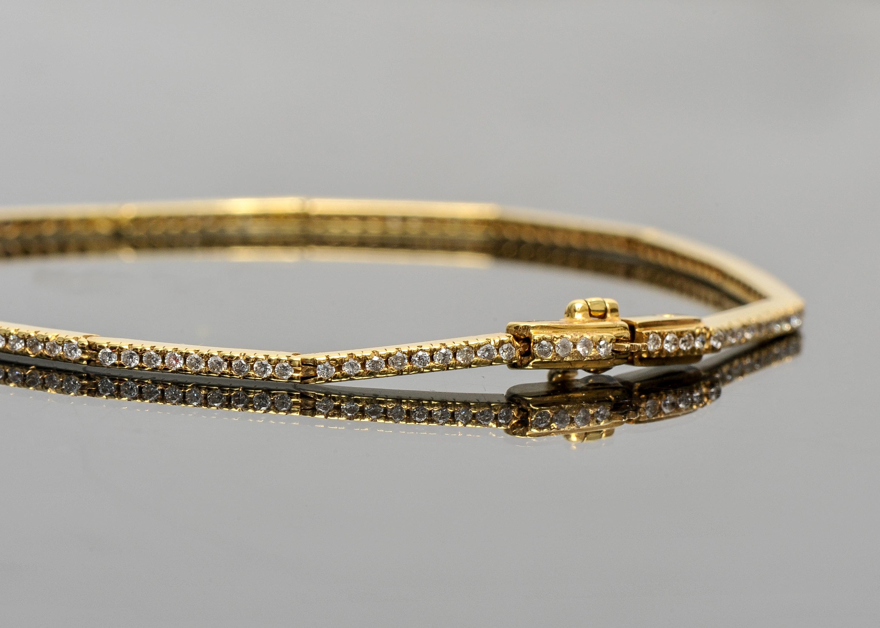 18k Yellow Gold Diamond Bracelet