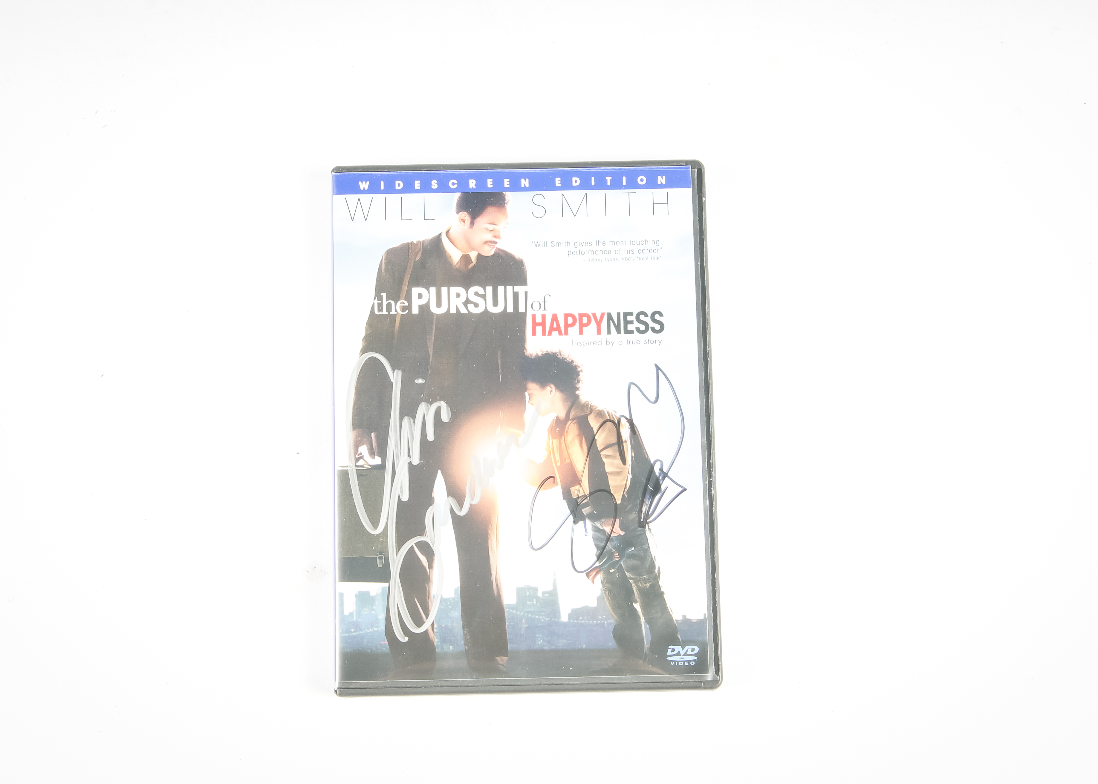 Signed Copy of "The Pursuit of Happyness" DVD