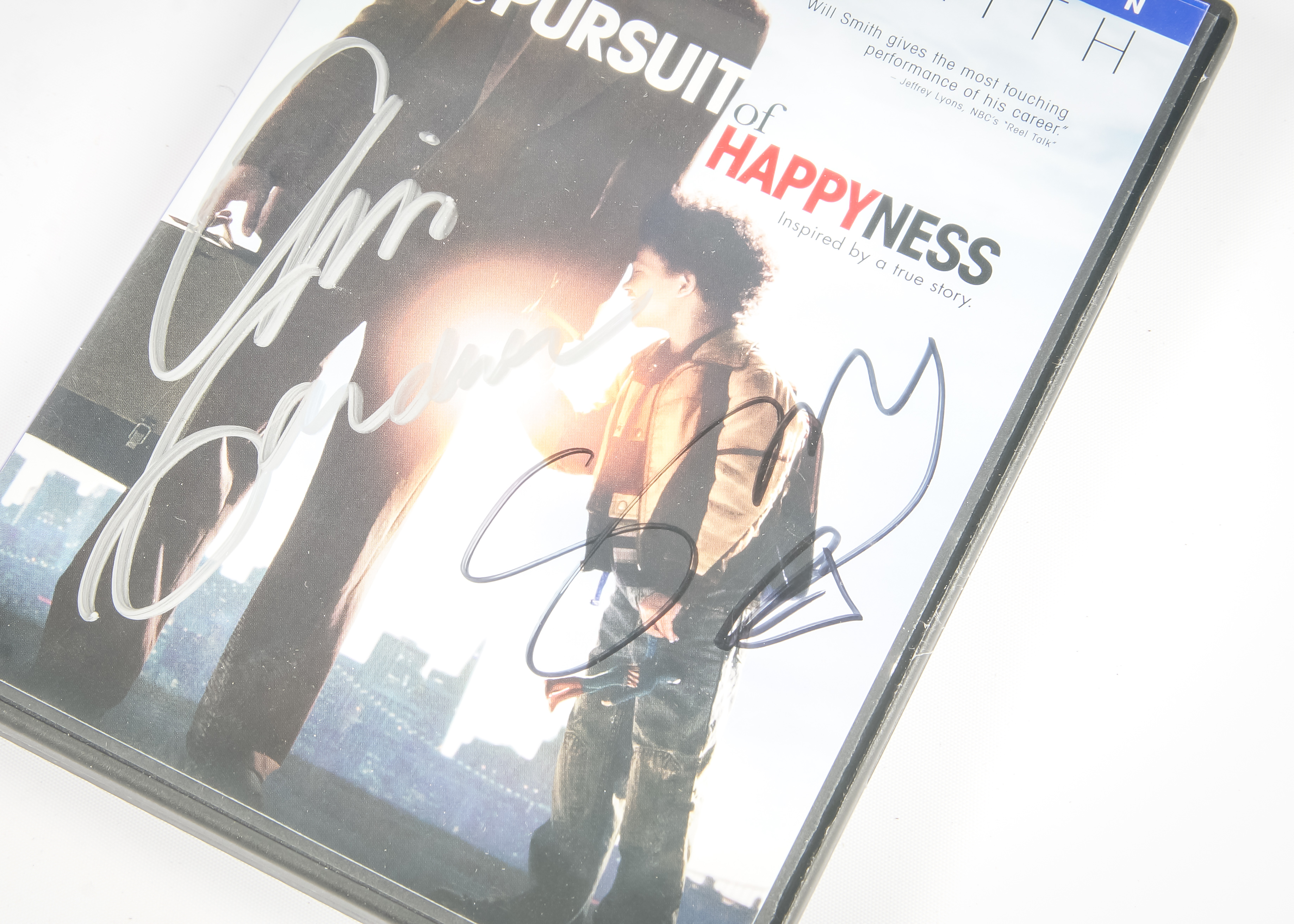 Signed Copy of "The Pursuit of Happyness" DVD