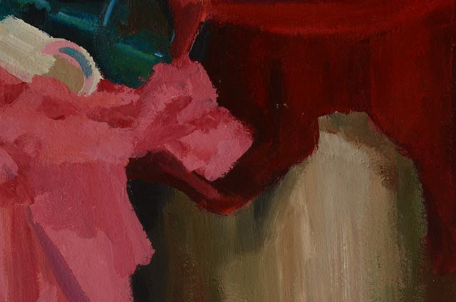 Kay Schenk Original Acrylic Still Life "The Red Cloth"