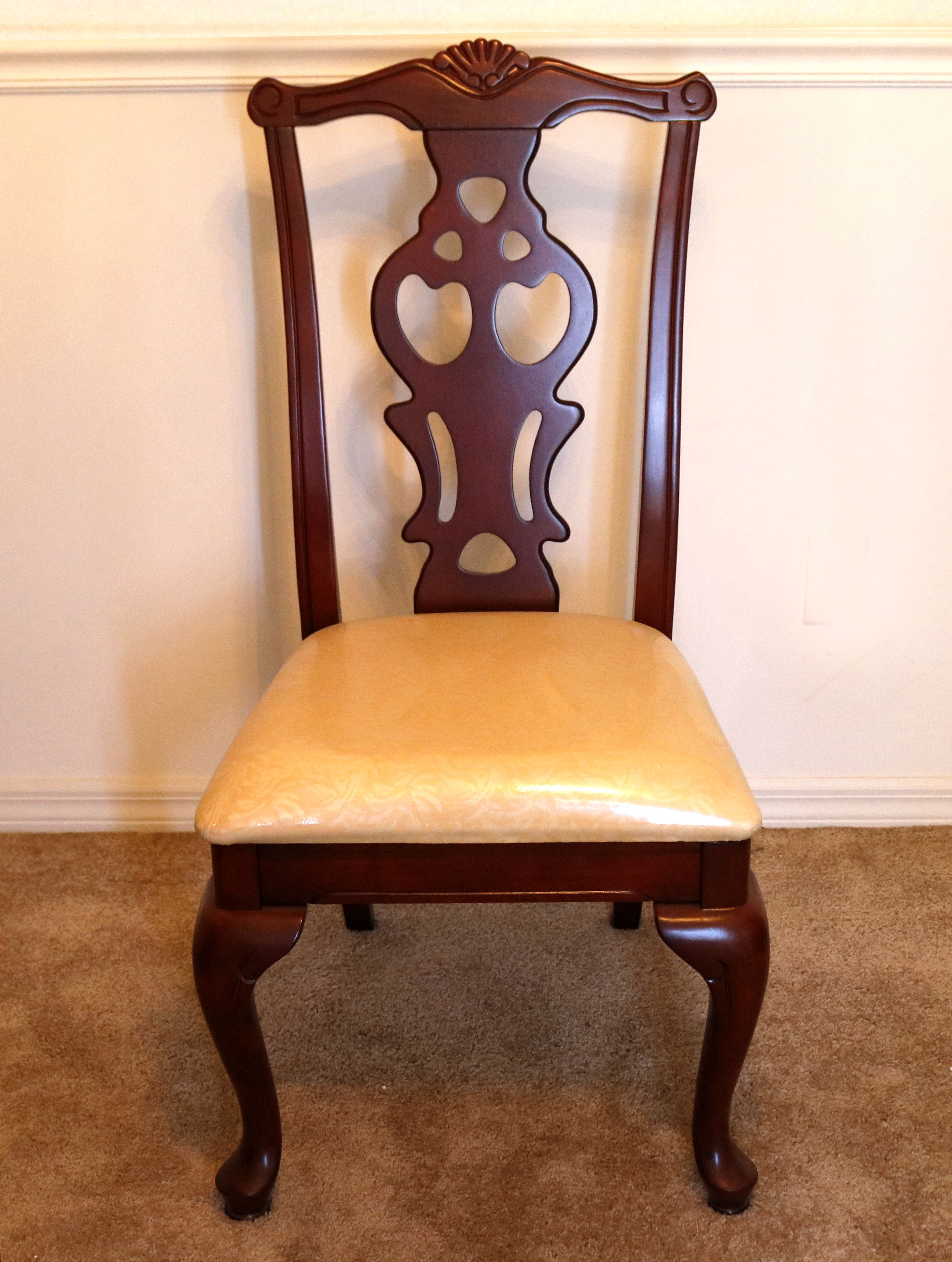 Eight Queen Anne Dining Chairs