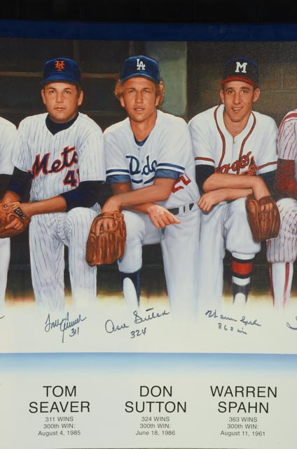 The 300 Win Club Signed Canvas  COA