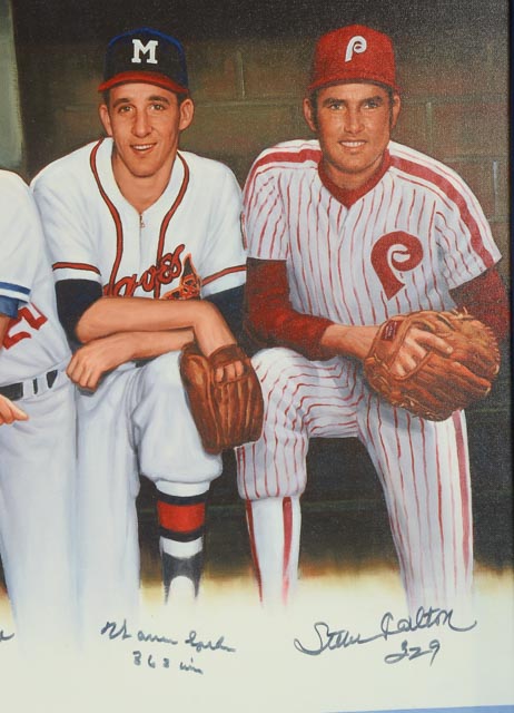 The 300 Win Club Signed Canvas  COA