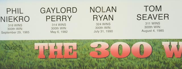 The 300 Win Club Signed Canvas  COA