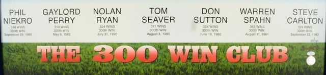 The 300 Win Club Signed Canvas  COA