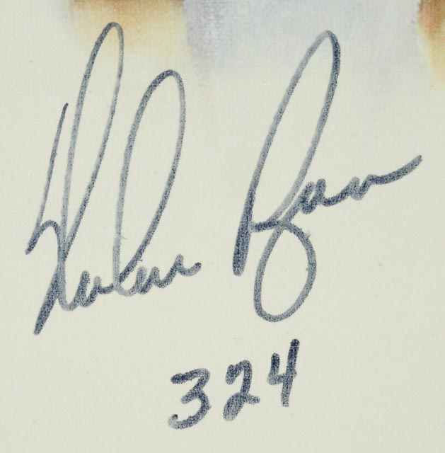 The 300 Win Club Signed Canvas  COA