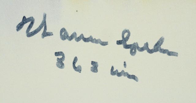 The 300 Win Club Signed Canvas  COA