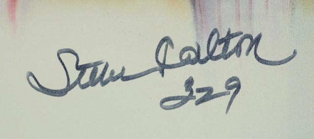 The 300 Win Club Signed Canvas  COA