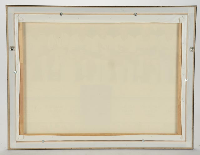 The 300 Win Club Signed Canvas  COA