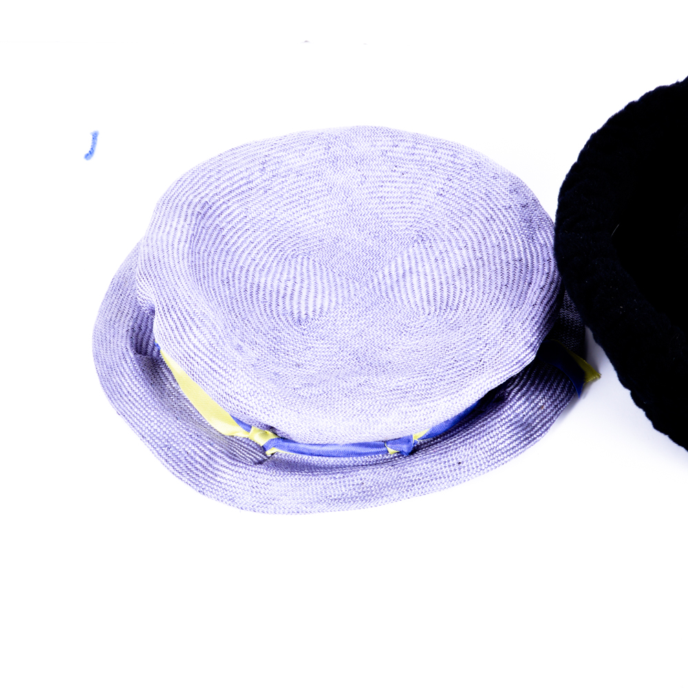 Pair of Women's Hats in Hat Box