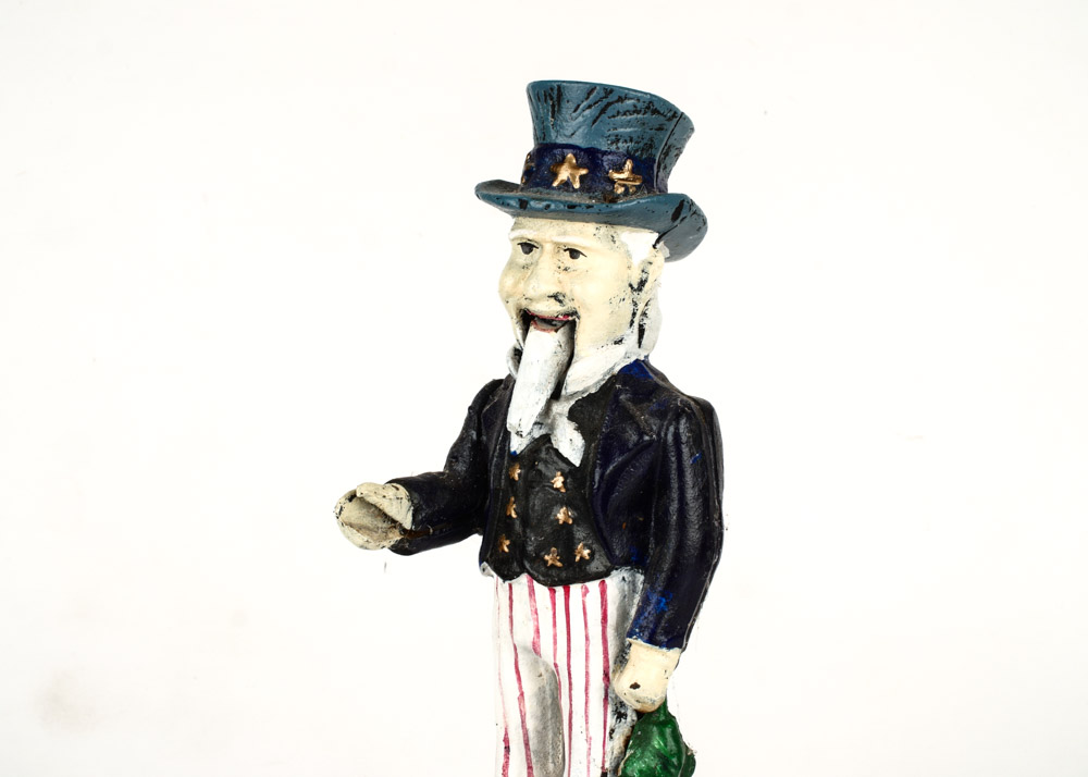 Cast Iron Uncle Sam Bank