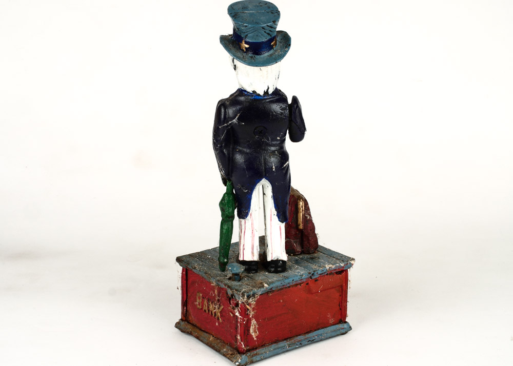 Cast Iron Uncle Sam Bank