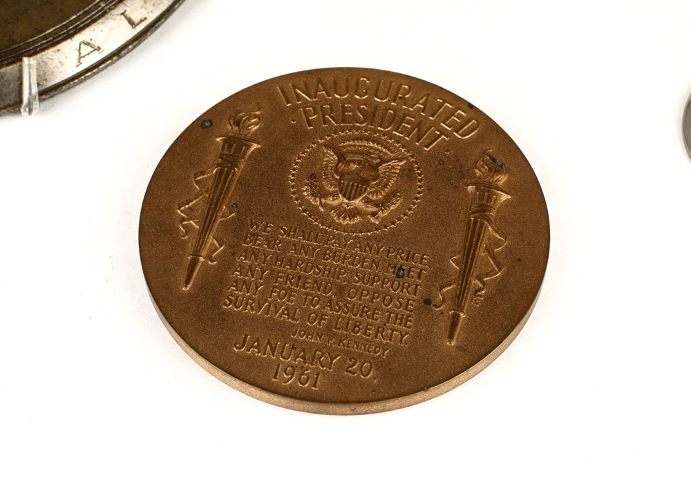 Collection of Commemorative Kennedy Medallions and Medals