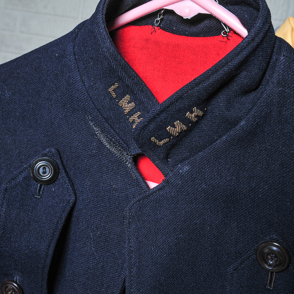 Vintage WWII Navy Blue Wool Nurses Cape