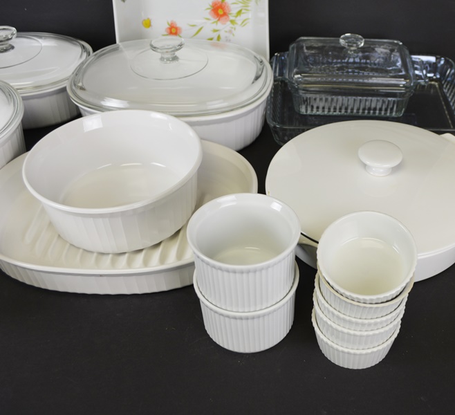 "French White" Corningware and Other Bakeware