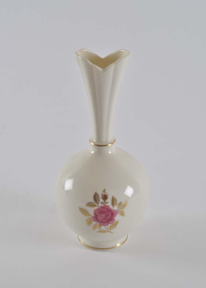 Matching Pair of Rhodora by Lenox Vases