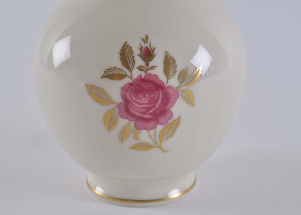 Matching Pair of Rhodora by Lenox Vases