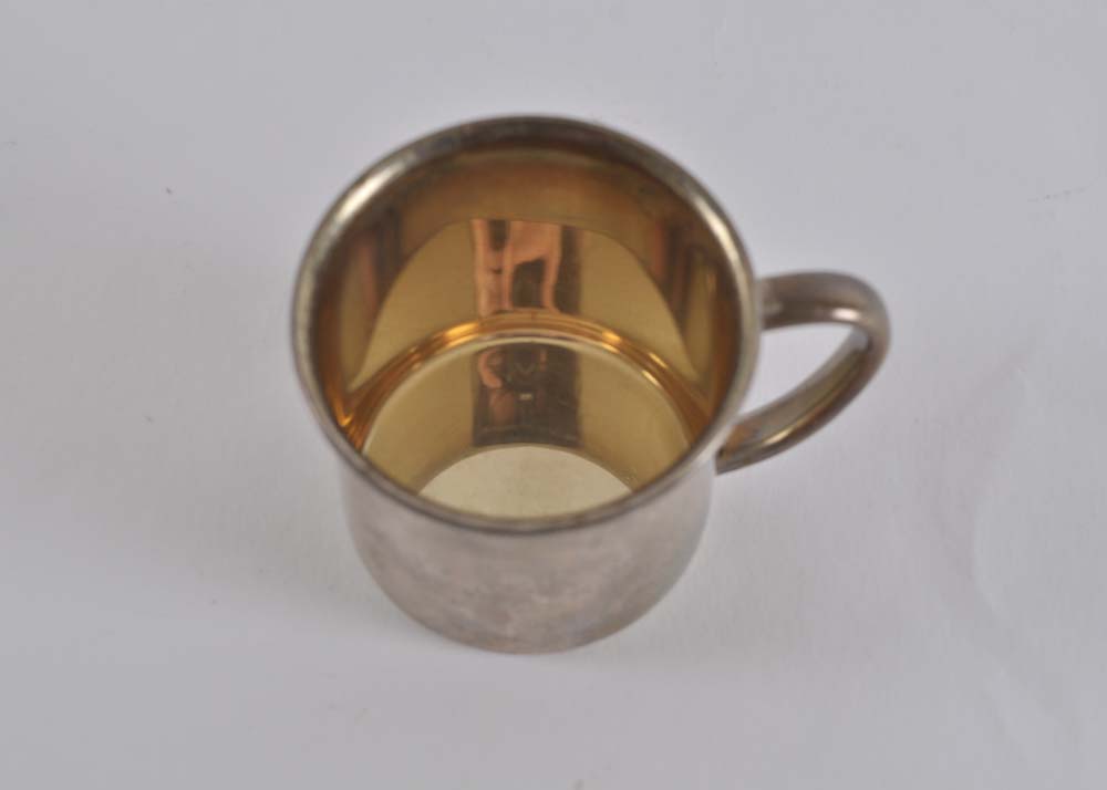 Pair of Sterling Silver Baby Items