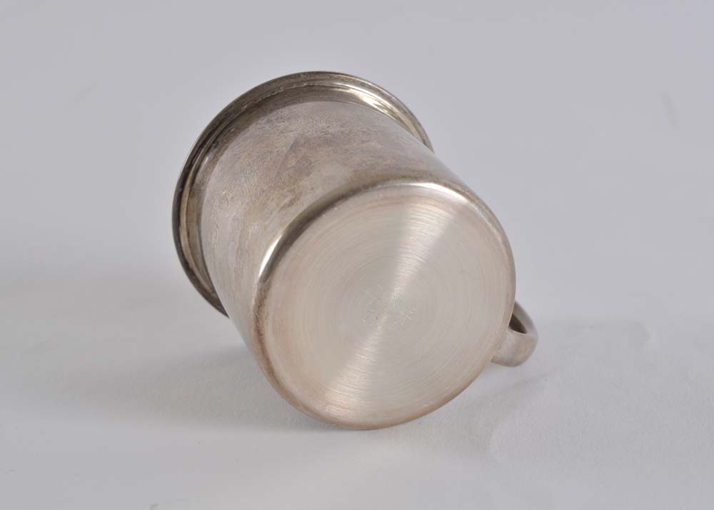 Pair of Sterling Silver Baby Items