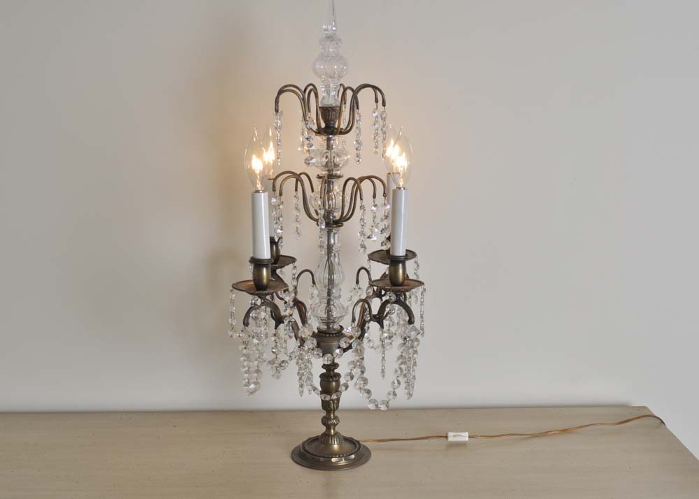 Ornate Candelabra Style Lamp