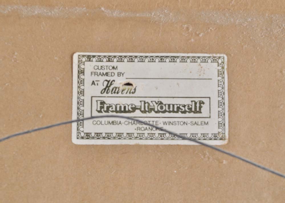 Hand-Colored Engraving of Cruciata