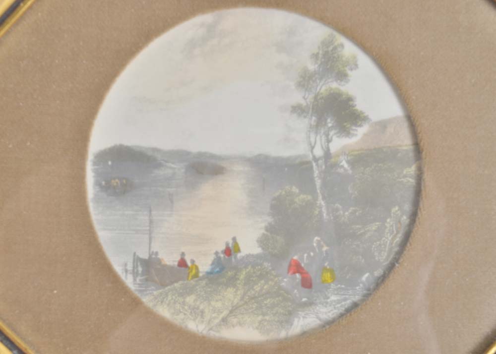 Pair of Marko Manufacturers Hand Colored Etchings